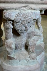 Romanesque font, St Margaret of Antioch - Crick