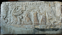 Romanesque font West Haddon, Northamptonshire