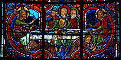 Detail Mary Magdalene window - Bourges Cathedral