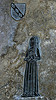 Brass monument to a Lady 