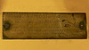 Brass inscription to Moses Macham, Ryton-on-Dunsmore, Warwickshire