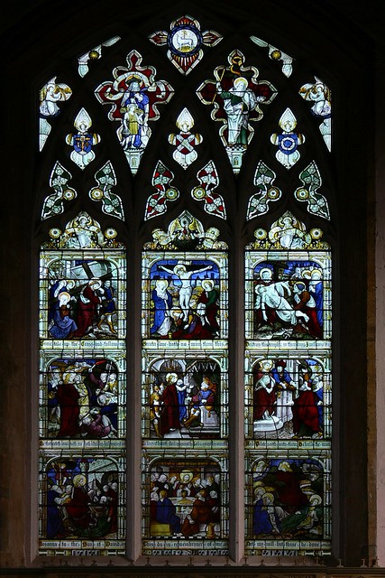 East window Holy Cross. Byfield