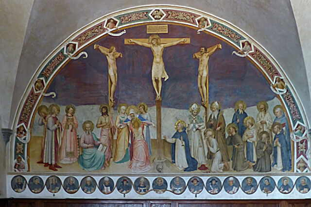 Crucifixion Fra Angelico - Chapter House, San Marco, Florence