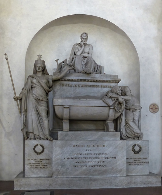 Tombe de Dante Alighieri par Ricci Stefano - Santa Croce Florence