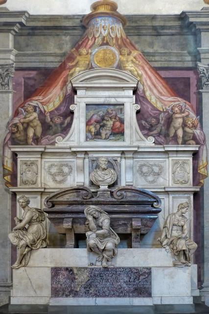 Michelangelo Buonarroti Tomb - Basilica of Santa Croce Florence