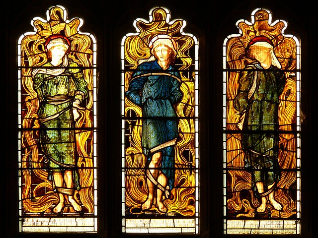 Trois jeunes hommes dans la fournaise ardente - Middleton Cheney