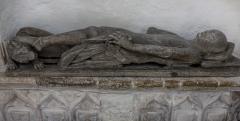 Oak Cross-Legged Knight Effigy - Cold Higham, Northamptonshire