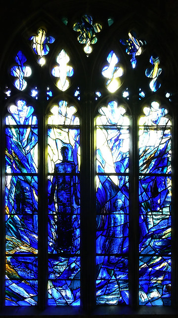 Tom Denny. Stained Glass Gloucester Cathedral