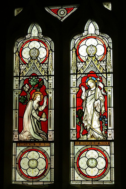 Jesus Appears to Mary Magdalene, Hardman Stained Glass