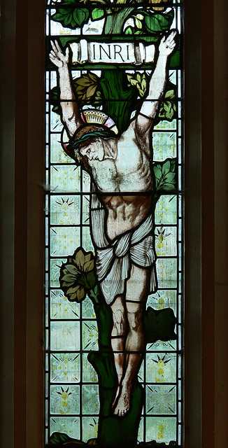 Christ crucified on fruiting tree