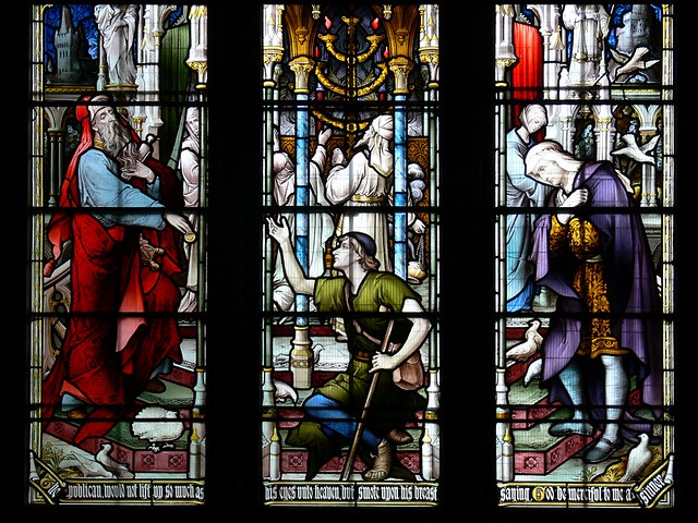 Pharisee and Publican - Tewkesbury Abbey