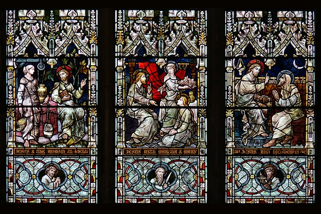 New Testament Scenes of Teaching  - Tewkesbury Abbey