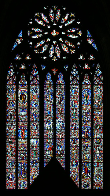 West Window hardman stained glass