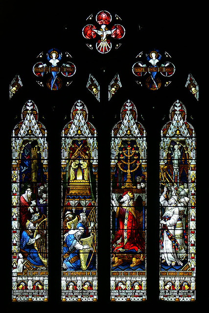 Solomon in the temple, Hardman Stained Glass
