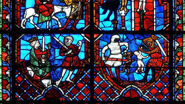 Medieval stained glass, Massacre of the Innocents