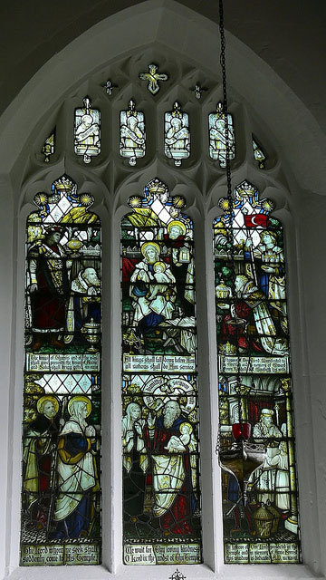 Kempe and Towers stained glass epiphany presentation temple