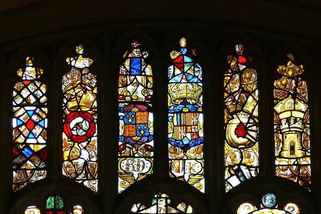 Arms of Henry and Catherine, Coughton Warwickshire