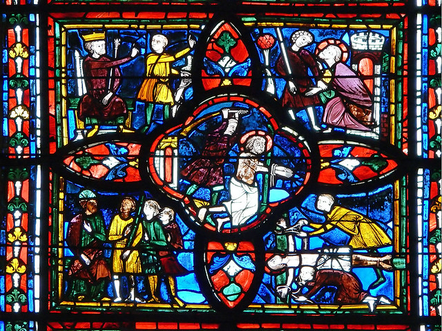 Medieval Stained Glass Vie de Saint-Pierre