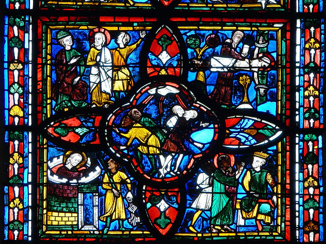 Medieval Stained Glass Vie de Saint-Pierre