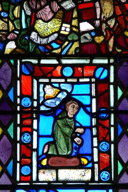 medieval stained glass romanus Benedict 