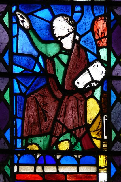 moses, stained glass, medieval, saint-chappelle, paris