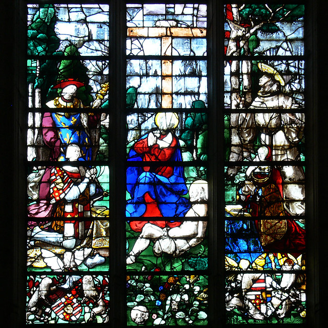 Louis de Roncherolles renaissance stained glass Engrand le Prince