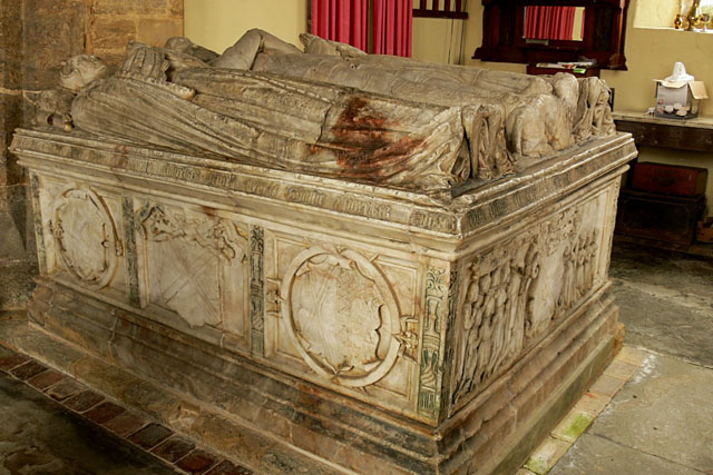 chest tomb, alabaster, tudor