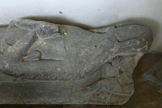 Effigy of Lady c1300, medieval, Crick, Northamptonshire