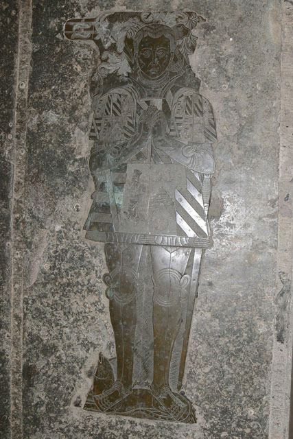 Brass of Sir Richard Catesby, tudor, northamptonshire