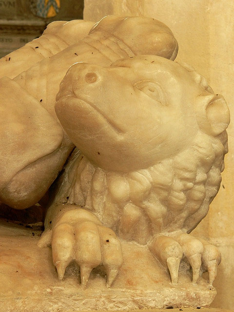 Thomas Cave Tomb with Lion at foot