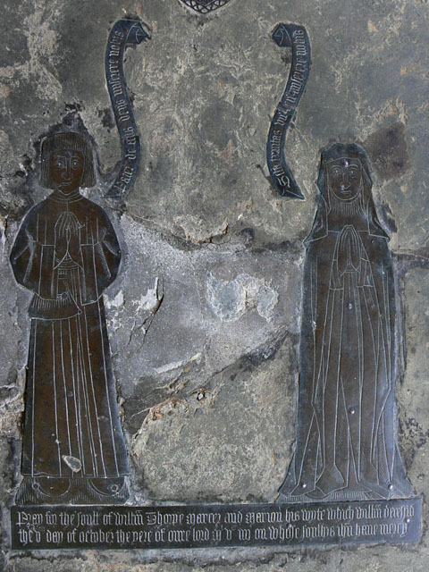 william marion thorpe brass monument higham ferrers