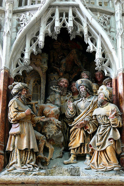 Philetus listens to St. James Amiens Cathedral