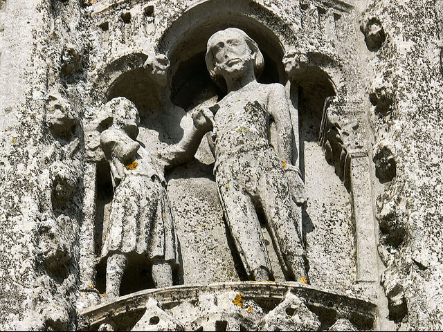 Early French Gothic sculpture, Martyr, Theodore