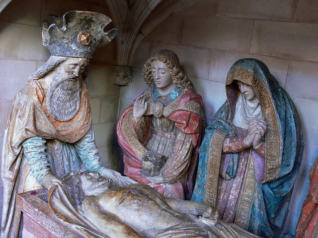 Holy Sepulchre Neufchatel-en-Bray gothic polychrome