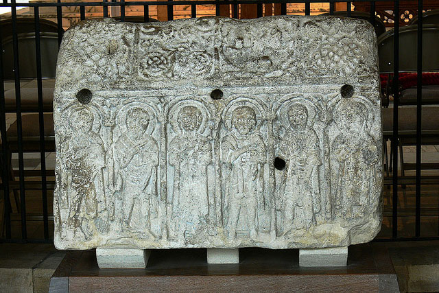 Hedda Stone anglo saxon sculpture monks