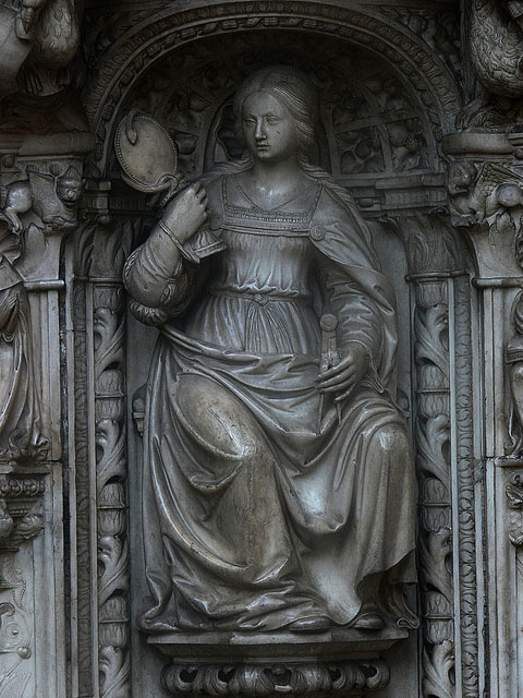 Detail of tomb of the cardinals d'Amboise