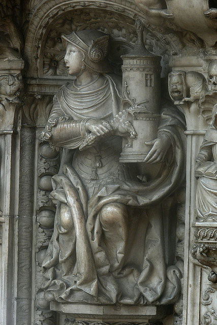Detail of tomb of the cardinals d'Amboise