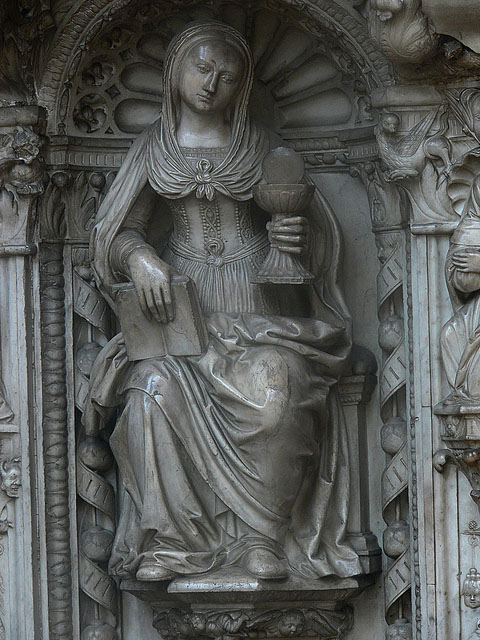 Detail of tomb of the cardinals d'Amboise